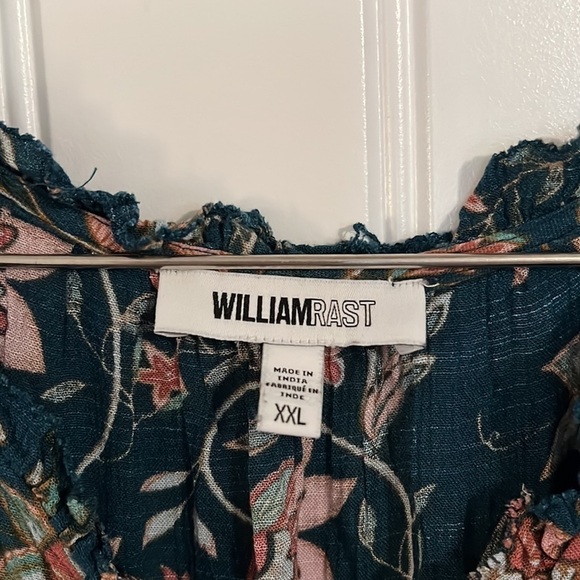 WILLIAM RAST Clarissa Printed Tiered Lace-U Tapestry Floral dress XXL - Picture 5 of 6